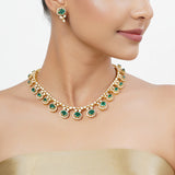 22k Gold Plated Tarini Shreya Necklace set