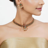 22k Gold Plated Tarini Siddhika Necklace set