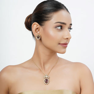 Antique Gold  Tarini Sparshika Necklace set