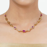 22k Gold Plated Tarini Suhani Necklace set