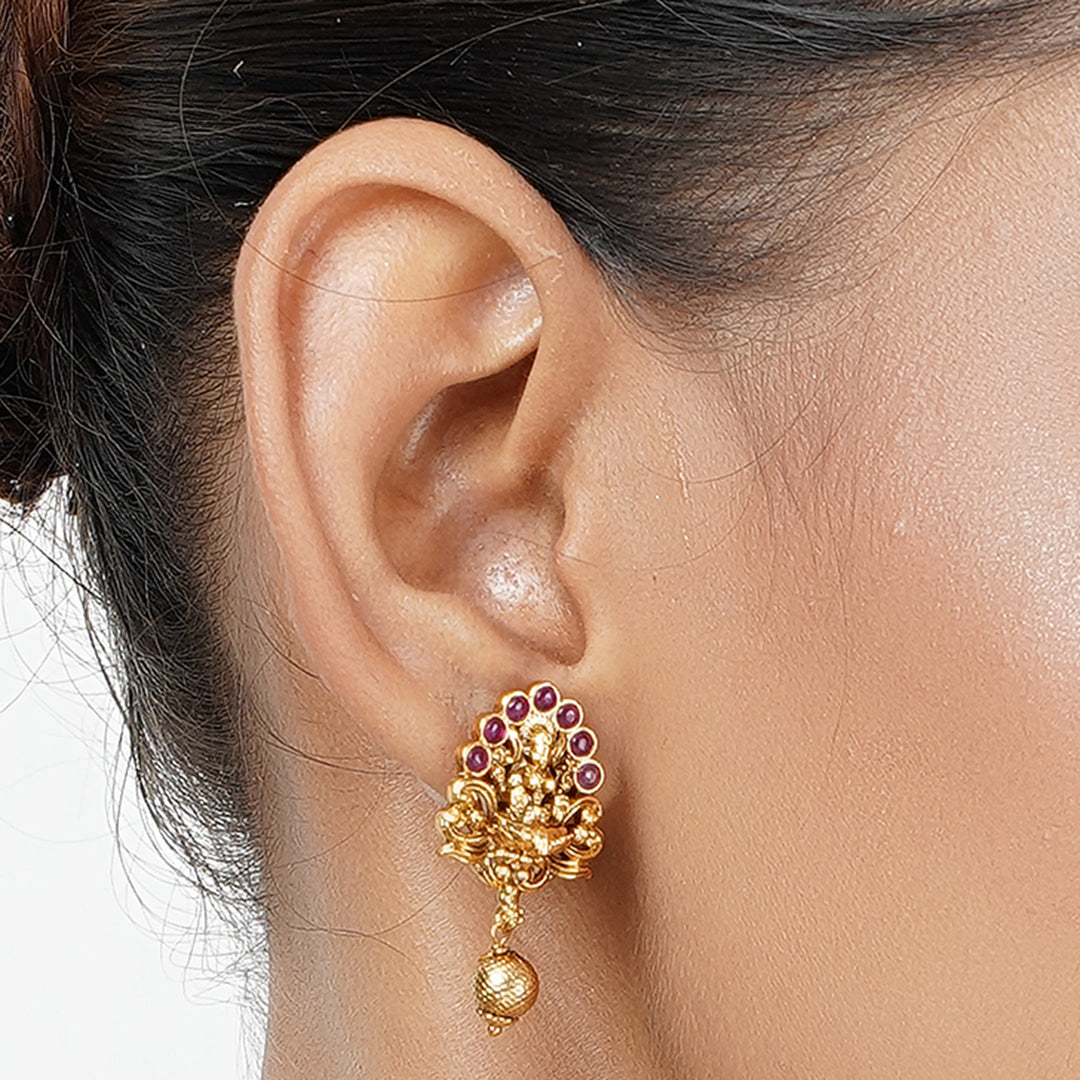 22k Gold Plated Tarini Surabhi Necklace set