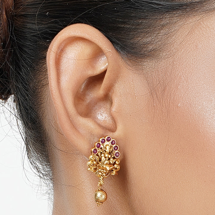 22k Gold Plated Tarini Surabhi Necklace set