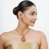 22k Gold Plated Tarini Surabhi Necklace set