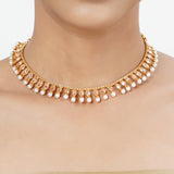 22k Gold Plated Tarini Tanishka Necklace set