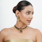 22k Gold Plated Tarini Tapasya Necklace set