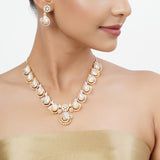 22k Gold Plated Tarini Tarisha Necklace set
