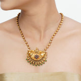 22k Gold Plated Tarini Triveni Necklace set