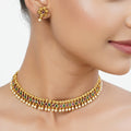 22k Gold Plated Tarini Unnati Necklace set