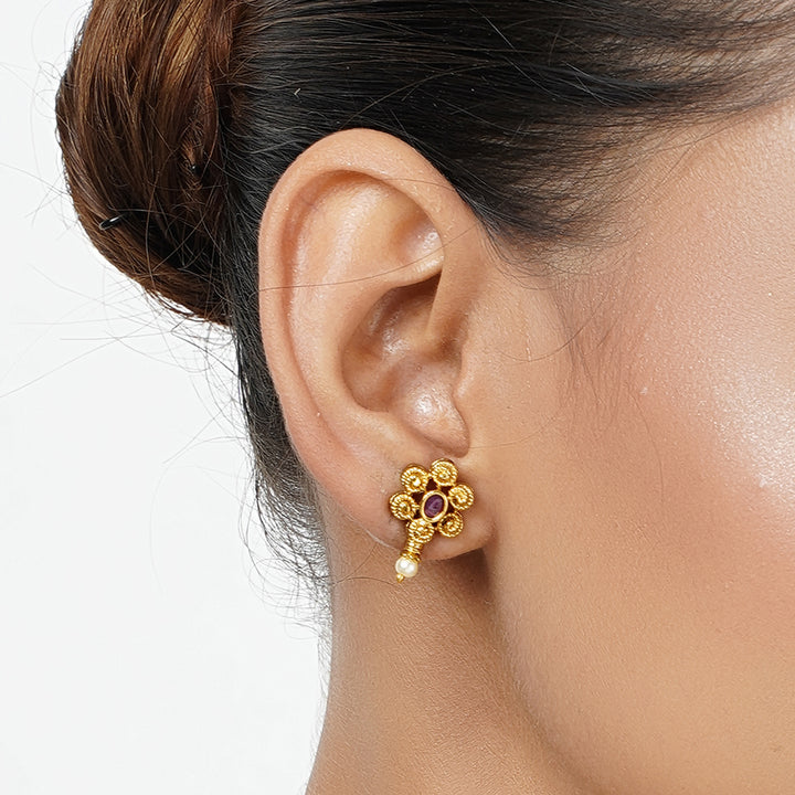 22k Gold Plated Tarini Unnati Necklace set