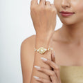 22k Gold Plated Mukta Padmavati Bangle