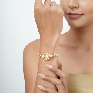 22k Gold Plated Mukta Padmavati Bangle