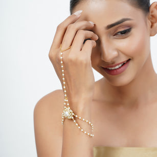 22k Gold Plated Mukta Ratnashree Bangle