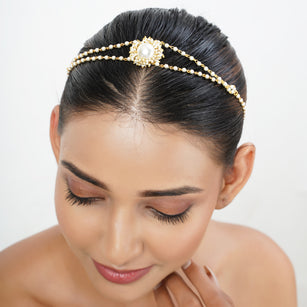 22k Gold Plated Mukta Kumud Tikka