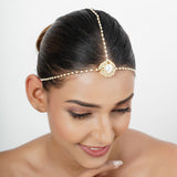 22k Gold Plated Mukta Madhumalati Tikka