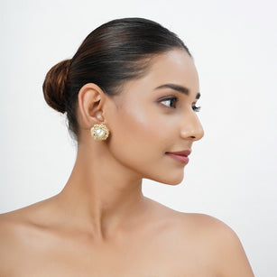 22k Gold Plated Mukta Devayani Earring