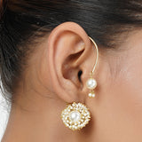 22k Gold Plated Mukta Apsara Earring