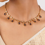 22k Gold Plated Sankranti Lavisha Necklace Set