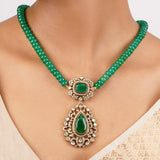 22k Gold Plated Sankranti Moksha Pendant Set