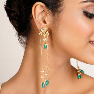 22k Gold Plated Kaani Zufina Earring