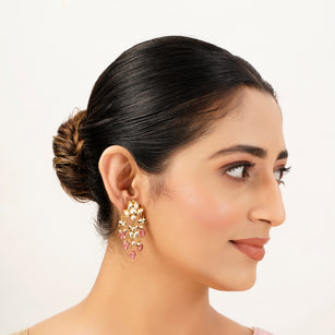 22k Gold Plated Roop Aabha Earring