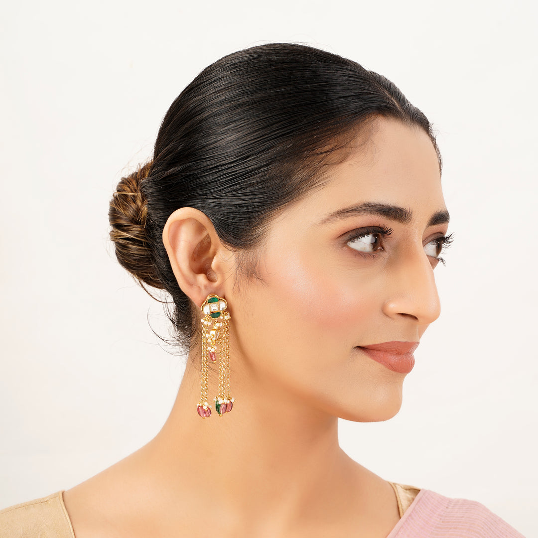 22k Gold Plated Roop Archita Earring