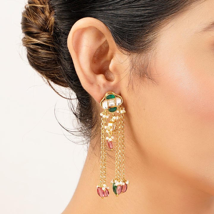 22k Gold Plated Roop Archita Earring
