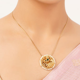 22k Gold Plated Roop Charita Pendant