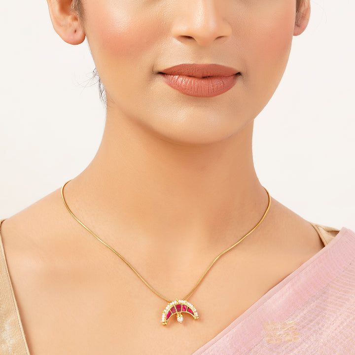 22k Gold Plated Ruhi Devika Pendant