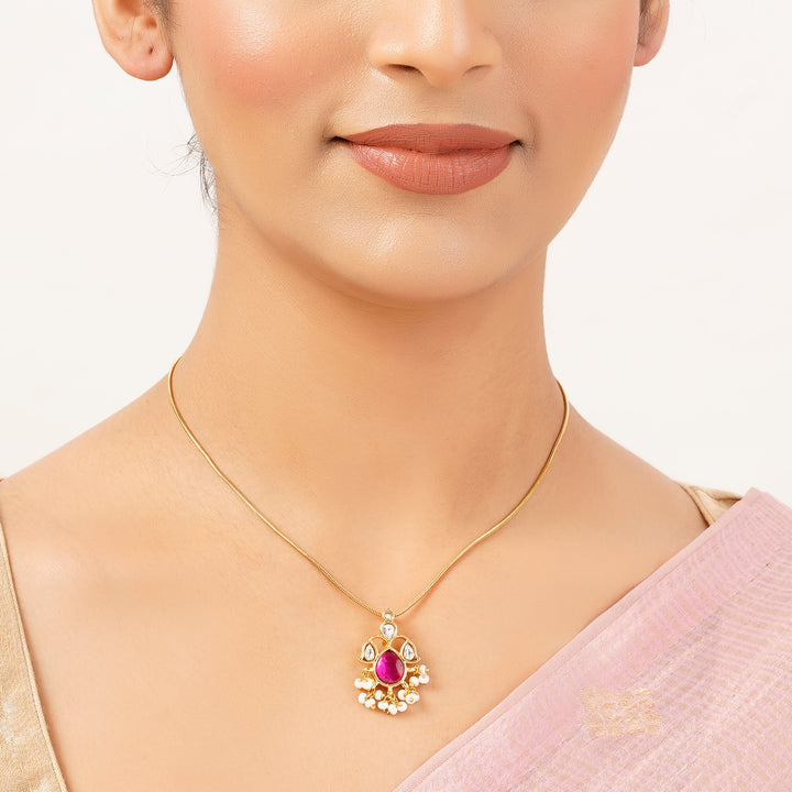 22k Gold Plated Ruhi Eshana Pendant