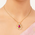 22k Gold Plated Ruhi Eshana Pendant