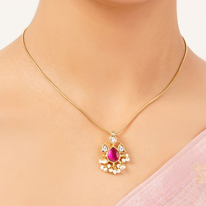 22k Gold Plated Ruhi Eshana Pendant
