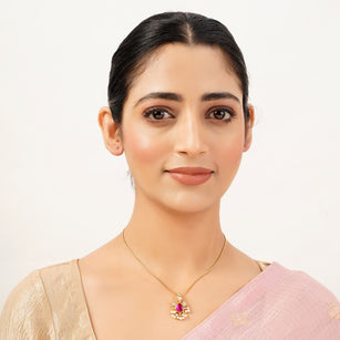 22k Gold Plated Roop Eshana Pendant