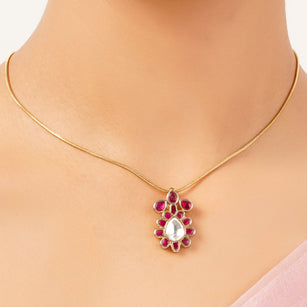 22k Gold Plated Roop Gaurika Pendant