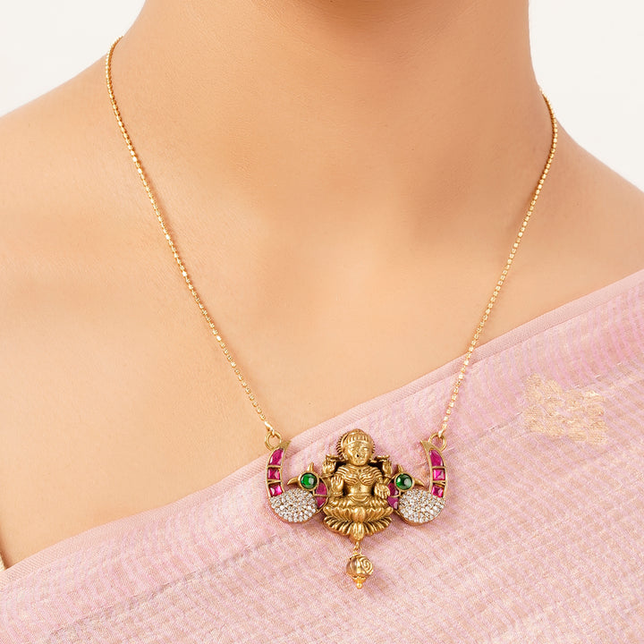 22k Gold Plated Roop Indira Pendant