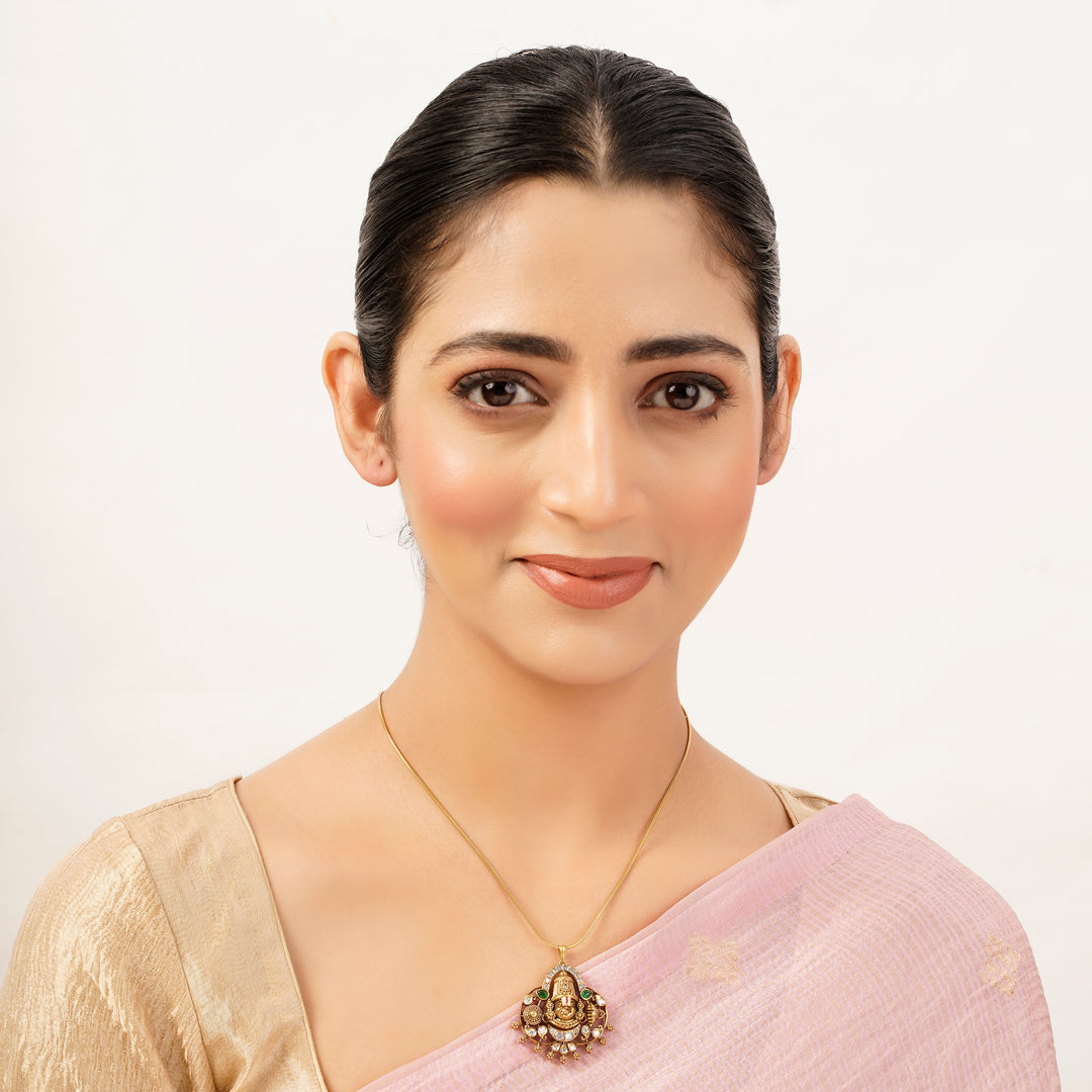 22k Gold Plated Roop Kairavi Pendant