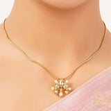 22k Gold Plated Roop Kesar Pendant