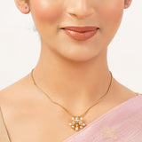 22k Gold Plated Roop Kesar Pendant