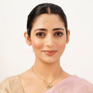 22k Gold Plated Roop Kesar Pendant