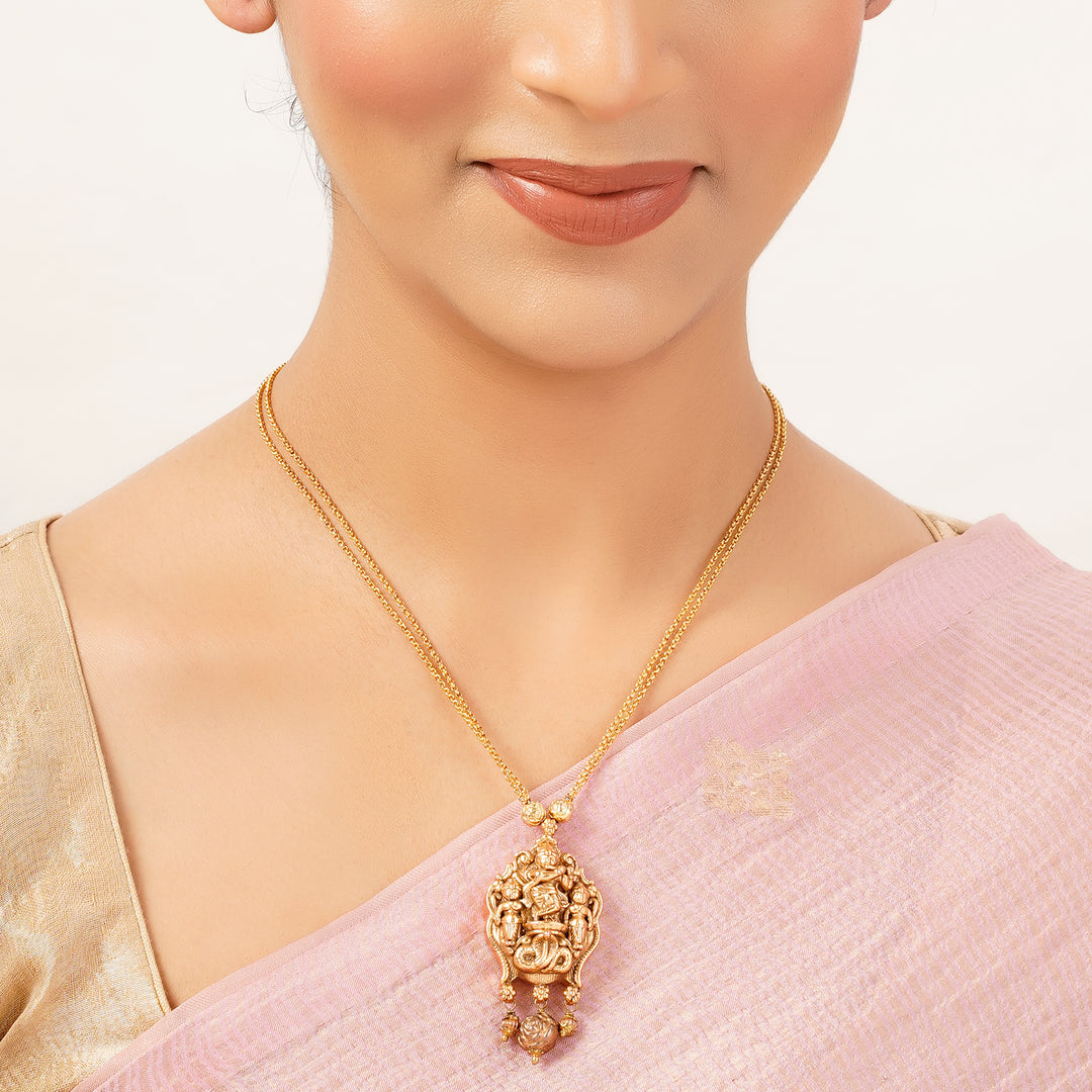 22k Gold Plated Roop Mahika Pendant