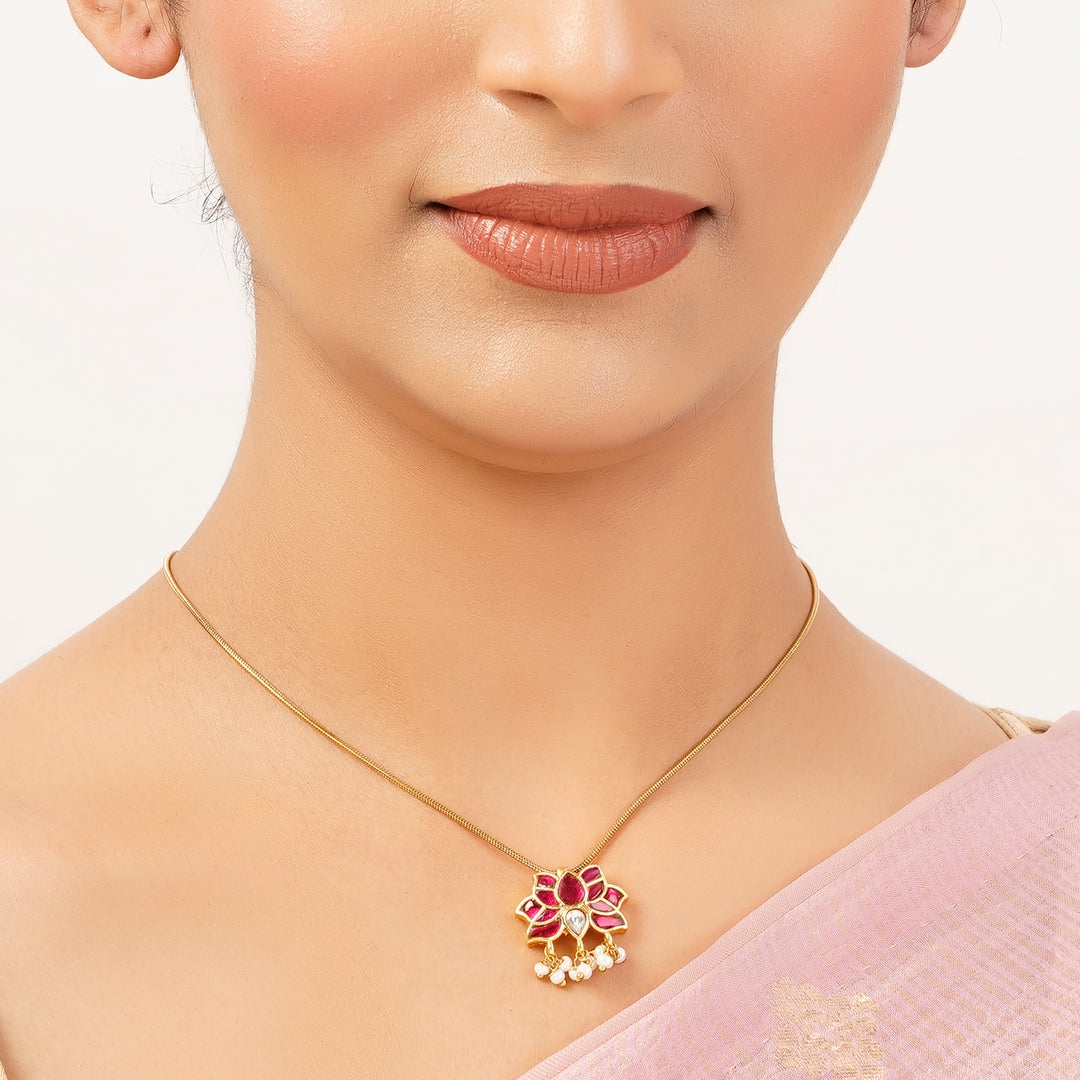 22k Gold Plated Ruhi Mridula Pendant