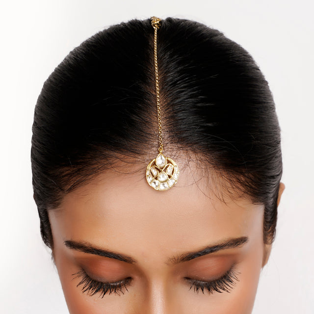 22k Gold Plated Teej Bhramara Tikk