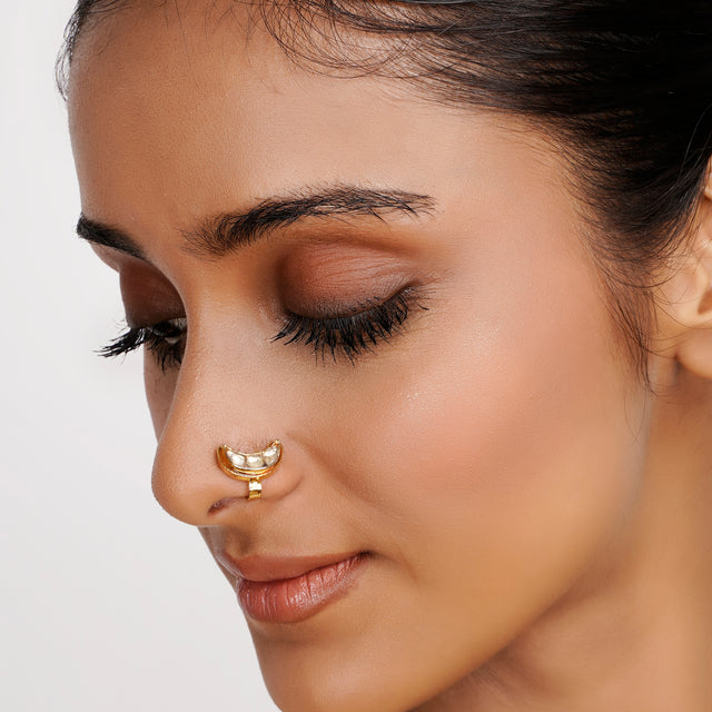 22k Gold Plated Teej Vargika Nosepin