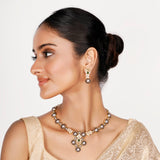 22k Gold Plated Teej Sanjoli Pendant Set