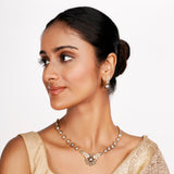 22k Gold Plated Teej Ambara Pendant Set