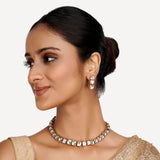 22k Gold Plated Teej Quadria Necklace