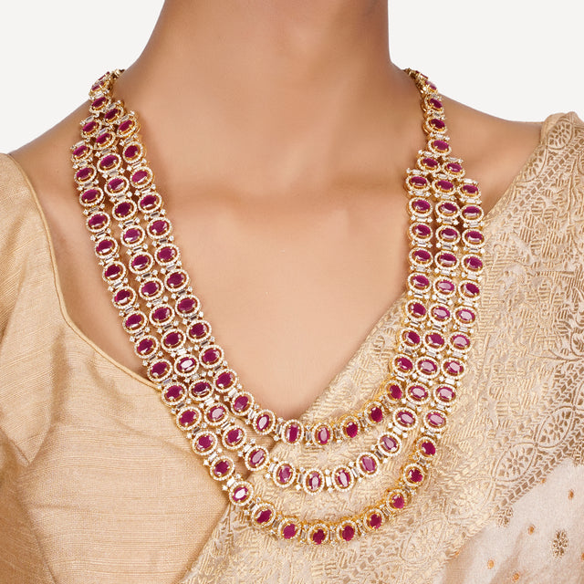 22k Gold Plated Teej Arishta Pendant Set