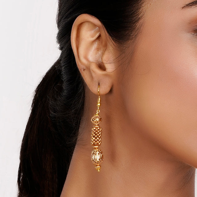 22k Gold Plated Teej Orbita Pendant Set