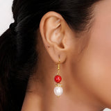 22k Gold Plated Teej Pearlette Necklace Set