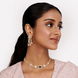 22k Gold Plated Teej Lozana Choker Set