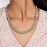 22k Gold Plated Teej Nivrita Pendant Set